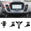 1Set Plastic Material For 2013-2020 Ford KUGA Gravity Linkage Special Car Phone Holder Fixed Bracket Stand Mobile