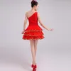 Stage Wear 2023 Summer Clothing Sequins Modern Dance Performance Square Skirts Women's Fashion Tutu Short Paragraph