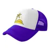 Ball Caps Desert Tropical Island Ärmellose Baseballkappe für Männer Frauen Mesh Verstellbare Freizeithüte Cartoon Tropic