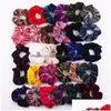 Аксессуары для волос 40 цветов VEET Scranchies Elastic Hair Hairtail Hostail Holder Hairs Ties Scrunchie для женщин или девочек 20шт.