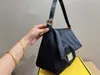 7A Kwaliteit Crossbody Tas Canvas Satijn Materiaal Metaal Diamant Vierkant Pailletten Gesp Opening Designer Tas Dames Luxe Grote Capaciteit Flap Bag