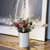 Gedroogde bloemen Natuurlijke rozen Boeket Bruiloft Thuis Herfstdecoratie Hoge kwaliteit Grote Eucalyptus Luxe bloemstuk