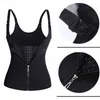 Women's Shapers Corset Latex Female Waist Training Device Zipper Vest Slimming Clothing