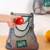 New 1PCS Mesh Net Reusable Hanging Storage Bags Fruit Vegetable Garlic Onion Organizer Home Hollow Mesh Bag Kitchen Accessories