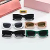 Оригинальная выходы для очков Miu Luxury Sunglass Женщины мужчины Unisex Cat Eye Lines UV400 Ретро маленькие каркасные очки солнце