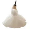 Baby Girls Baptism Dress Princess White 1st Birthday Party Wear Toddler Girl Lace Christening Gown Infant Tutu Baptism Clothes L230625