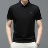 Polo da uomo Polo da uomo da lavoro quotidiano da uomo Risvolto Golf Casual Top T-shirt Maniche corte Capispalla Tempo libero Abbigliamento uomo Camisas 230621