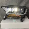 Volledige LED-koplamp voor Ford Raptor Ranger 2016-2020 16 17 18 19 20 2016 2017 2018 2019 2020 Hoofdlamp met LED DRL en bewegende richtingaanwijzer LED LowHigh Beams Auto-accessoires