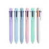 Pieces Retractable Ballpoint Pens 6 Color-in-One Nib Write Smoottly Drop