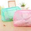 New 5 Color Waterproof PVC Cosmetic Storage Bag Women Transparent Organizer for Makeup Pouch Compression Travelling Bath Storage Bag