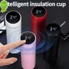 Thermos intelligente in acciaio inossidabile da 500 ml Visualizzazione della temperatura Bottiglia d'acqua intelligente Boccette sottovuoto Bottiglia per tazza di isolamento