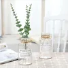 Flores decorativas HOMBEMO 15PCS Artificial Eucalyptus Hastes Decoração Folhas Secas Falsas Real Touch Faux Greenery Leaf Ramos Para Flor