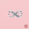 925 sterling zilveren bedels voor het maken van sieraden voor pandora kralen Kleur Hanger Sparkling Eternal Love charm set Hanger