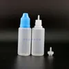 20 ML 100 pièces haute qualité LDPE enfant preuve en plastique flacons compte-gouttes avec long mamelon vapeur e liquide juteux Xxvra