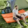 Mat Verbreden Camping Opblaasbaar Luchtbed Enkele/Dubbele Mensen TPU Ingebouwde Pomp Verdikte Slaapmatje Picknick Wandelen Outdoor Mat