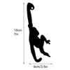 Dayanıklı Muz Depolama Tutucu Siyah Demir Depolama Rafı Komik Anahtar Askı Taze Maymun Şekilli Muz Kanca Mutfak Aletleri Tutmak