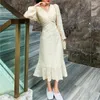 Casual Dresses For Women 2023 Long Sleeve Sexy Party Festival Outfit Winter Warm White Vestidos De Mujer Baratos