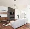 Chandeliers Ganeed 3-Light Modern Crystal Chandelier Flush Mount Lighting Fixtures For Living Room Office Bedroom
