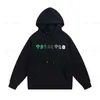 Trapstar Men Tracksuit Hoodie Sweat Pant Set Green Black Towel Embroidery Padded Hooded Sweatshirt Zipper Pants Fashion Streetwear Track Suit 63KJ