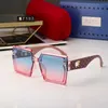 18% OFF Wholesale New fashionable personalized box with UV protection and internet popularity. The trend of sunglasses in the same fashion show