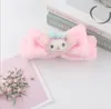 New Kawaii Hair Accessories Spa Headband Plush Cinnamoroll Melody Elastic fashion Soft Girl Headband