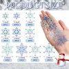 Vases Christmas Vase Filler Durable Acrylic Floating Pearls for Creative Pearl Snowflake Water Gels Beads Table 230625