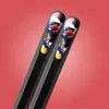 2024 Japanese-Style Chopstick Food Grade Material Flower Pattern Chopsticks Kitchen Tableware Tools Accessories Non-Slip Chop Sticks