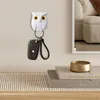 2024 1Pcs Owl Shape Wall Hook Key Holder Wall Sticker Keep Keychains Key Hanger Hooks Wall Hanging Hook For Kitchen Home Adhesive