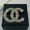 Ünlü Marka Tasarımcı Mektupları Broş Moda Ünlü Kadınlar Mektup İnci Kristal Rhinestone Suit Pin Takı Accessoriesgifts 20 Style