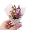 Dried Flowers Natural Real Happy Flower Small Bouquet Colors Press Mini Decorative Party Supplies Gift Box Decoration