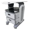New Generation beauty Accessories & Parts cart of salon used 2 Floor Luxury Salon Trolley Small Bubble Machine desk Bracket Instrument with Basket