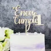 Other Event Party Supplies Personalized name age Happy Birthday in spanish Cake Topper Custom Gifts Children's Birthday Cake Topper Birthday Party Decor 230625