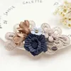 Hair Clips Fashion Headdress Headpiece Handmade Cloth Lace Flower Bow Tie Hairpin Clip Pins Holder Women Accessories Jewelry