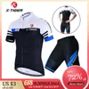 Комплекты одежды для велоспорта X-TIGER Комплект одежды для велоспорта Мужской комплект для велоспорта Летняя спортивная одежда на открытом воздухе Одежда Дышащая велосипедная одежда MTB Велоспорт КостюмHKD230625
