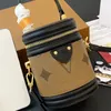 Designer Mini Bucket Bags Woman Shoulder Bags Ladies Cannes Makeup Handbags Fur Lining Crossbody Bag With Floral Ribbons Cylinder Purses