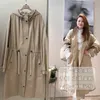 Trench Coats Womens Brunello Summer Cucinelli Khaki Hooded Breaker avec des poches