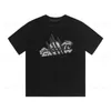 Летняя дизайнерская футболка Мужская одежда Голова тигра Баскетбольный коготь с буквенным принтом Футболка с короткими рукавами Мужские дизайнерские футболки 0607
