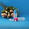 100 PCS 20 mL（2/3オンス）プラスチック製のドロッパーボトル児童液体液体液体用の子どものプルーフキャップのヒントLDPE