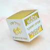 Gift Wrap Bar Mitswa Gepersonaliseerde Bonbondoos David Ster Tefillin 13 Jaar Oude Partij Decoratie Pack Gouden Overlay 230625