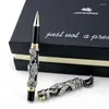 Jinhao Snake Vintage Rollerball Pen Grey Cobra 3D Patroon Textuur Relief Sculpture Technology Noble Collection Gift