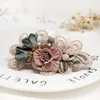 Hair Clips Fashion Headdress Headpiece Handmade Cloth Lace Flower Bow Tie Hairpin Clip Pins Holder Women Accessories Jewelry