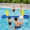 Brinquedo de inflação de ar acessórios para piscina ao ar livre Iatable Pool Game Float Set Volleyball Net Ball Floating Pool Games Beach Party Water Toys 230625