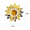 Adesivi murali Casa Fai da te Girasole Specchio acrilico Adesivo tridimensionale Decorazione 3D Interior Decor422#G