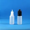 15 ml Kunststoff-Tropfflaschen mit manipulationssicheren und kindersicheren Doppelsicherheitskappen 100 TEILE/LOS Dampf zusammendrückbar Emufp