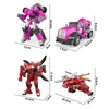 Transformation Toys Robots Mini Force Transformation Tank Robot Toys Action Figures Miniforce X Simulation Fighter Airplan Deformation Mini Agent Toy 230625