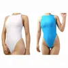 Combinaisons Femme Barboteuses XL Plus La Taille Femmes Évider Coupe Haute Corps Sexy Costume Blanc Body Pole Dance Transparent Maillots De Bain Sukumizu Teddies 230625