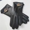 SHORt-STYLE GLOVES IN BLACK SHEEPSKIN AND RABBIT FUR 463852