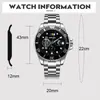 Blazers aokulasic mécanical watch tourbillion conception de conception imperméable pour hommes.