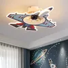 Lustres ventilateur de plafond moderne avec lumière pour salon chambre Ventilador ventilateurs d'avion LED lustre lumières