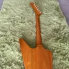 Goose Guitar of natural color brown body with white pick guard Fast Free Ship